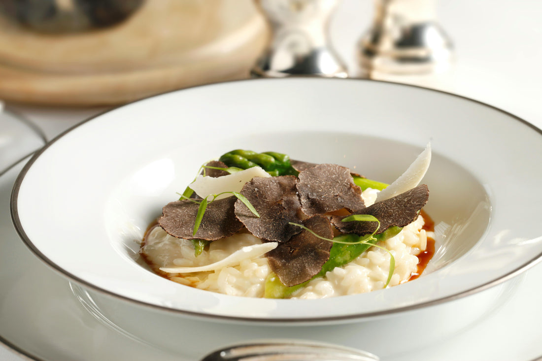 Truffle Risotto with Tartufata and Truffle Oil