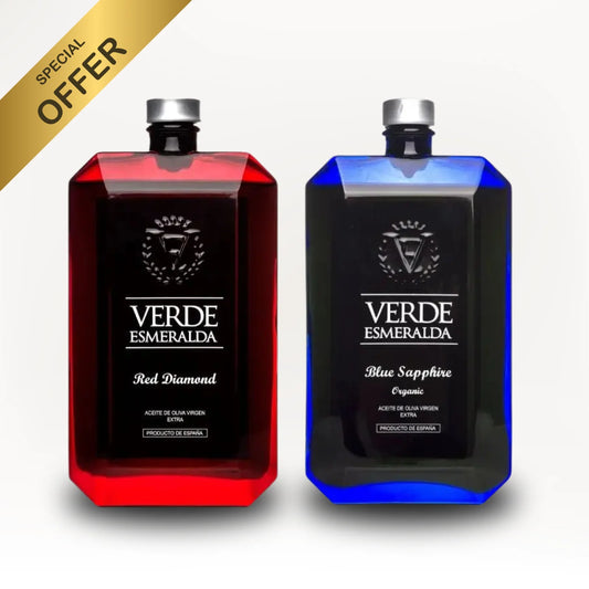 Verde Esmeralda Gemas Pack | Royal & Organic Extra Virgin Olive Oil (2 x 500ml)