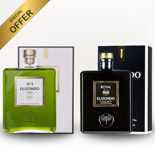 Elizondo Duo Pack – 1L Picual & 1L Royal Extra Virgin Olive Oil
