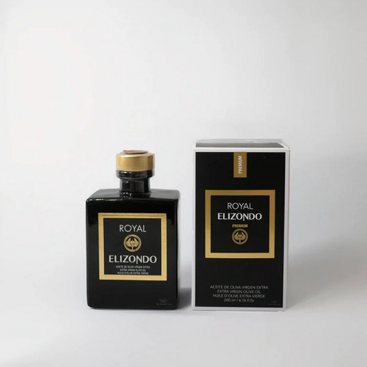 Elegant bottle of cold-pressed olive oil from Andalusian olives